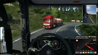 Euro truck Simulator 2 شاهد السائق المحترف watch the best driver truck