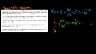 Statistics: Binomial Distribution Example Problem #1
