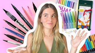 TOP 5 BRUSH TIP MARKERS | Lettering Tips