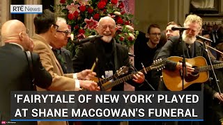 'Fairytale of New York' played at Shane MacGowan's funeral