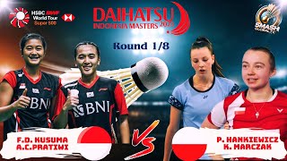 F. D. Kusuma/Amalia Cahaya Pratiwi vs Paulina Hankiewicz/Kornelia Marczak | Indonesia Masters 2025