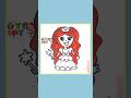 How to draw Princess -Colouring for Kids & Toddlers , Paint and Learn _ Toto Art #short