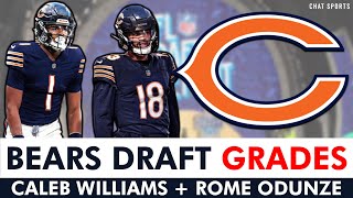 Chicago Bears Draft Grades For Round 1 Ft. Caleb Williams, Rome Odunze & Ryan Poles | 2024 NFL Draft