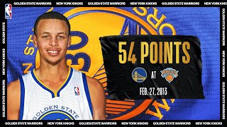 Steph Drains 11 Triples & 54 PTS At The Garden | #NBATogetherLive Classic Game