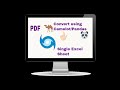 Convert PDF To Excel Using Camelot Pandas |  Freelancer projects with python | Python coding