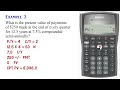 ba ii plus ordinary annuity calculations pv pmt fv