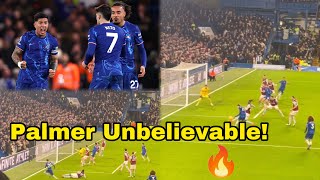 Crazy Fans Reaction To Cole Palmer Stunner!🔥Chelsea vs West Ham (2-1) Highlights,Neto,Celebration