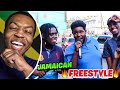 Jamaican Freestyle On The Street  (REACTION)