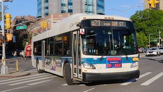 MTA Bus Company: Q23, Q60, & Q64 Bus Action at Forest Hills (108th Street & Queens Blvd) (May 2026)