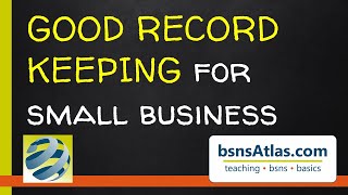 What's important for Good Record Keeping in business?