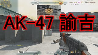 【AVA】いろぶき！諭吉パワーが働いている成金AK君【AK-47 Zebra Karashini】