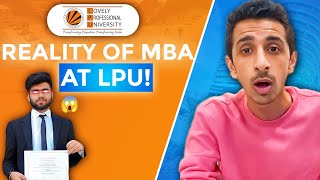MBA AT Lovely Professional University ? | WATCH BEFORE YOU JOIN!