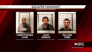 3 prisoners escape from Covington County jail