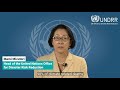 Head of UNDRR's message on International Day for Disaster Risk Reduction 2023