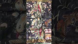 Export quality  original kalamkari digital Print 120 count pure organic linen saree collection