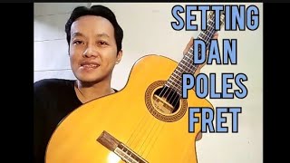 setting dan poles fret, takamine GC5CE-NAT milik Mr. Yosua