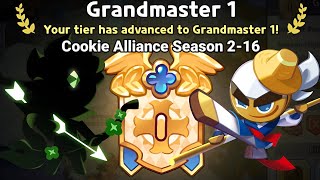 Cookie Alliance Season 2-16 Team Guide [Grandmaster 1] I Cookie Run Kingdom