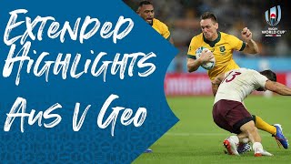 Extended Highlights: Australia 27-8 Georgia - Rugby World Cup 2019