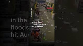 Flash floods hits Auckland as heavy rain batters the city
