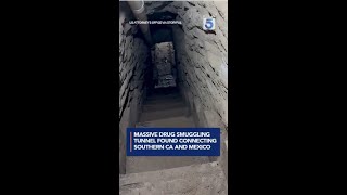 Massive drug smuggling tunnel found connecting SoCal and Mexico