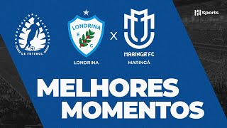 MELHORES MOMENTOS: LONDRINA 2 X 3 MARINGÁ | CAMPEONATO PARANAENSE | 3ª RODADA | NSPORTS