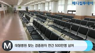 [메디컬투데이TV]  대형병원 찾는 경증환자 연간 500만명 넘어