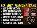 SD Card Corruption FIXED in MINUTES (How To Fix SD Card Not Showing Up / SD Card Format Problem)