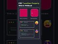 CSS Transition | how to work CSS | Easy CSS Transition | #transition #css