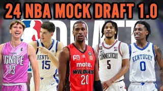 2024 NBA Mock Draft 1.0 |  2 Rounds!