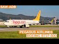 [4K] TRIP REPORT | PEGASUS AIRLINES B737-800 | Istanbul - Izmir (Economy Class)