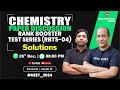 LIVE NEET 2024 | CHEMISTRY PAPER DISCUSSION | RANK BOOSTER TEST SERIES (RBTS-04) | NEW LIGHT #neet