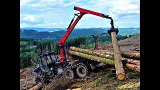 🌲 *The BLACK Beast - SOUND pur* •  NOE 210-6R • Forstunternehmen Pfizenmaier • Skidder-Action • #1🌲