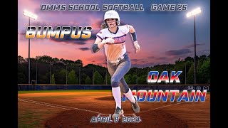 Wild Turns \u0026 Umpire Blunders!🥎💥 Bumpus vs. Oak Mountain Middle School Softball Thriller