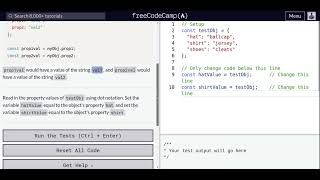 Lesson 84 | Basic JavaScript | Accessing Object Properties with Dot Notation