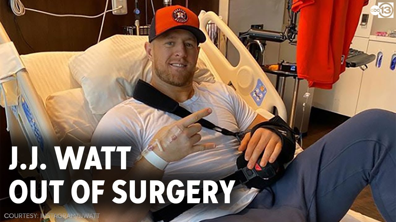 JJ Watt Out Of Surgery For Season-ending Injury - YouTube