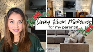 EXTREME LIVING ROOM MAKEOVER FOR MY PARENTS (Honbay Modular Sofa Review)