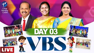 Online VBS - 2023 | #Live | 3rd May | Day - 03 | Mrs Blessie Wesly | Christ Worship Centre