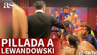 BARÇA | La PILLADA a LEWANDOWSKI en el VESTUARIO | Diario AS