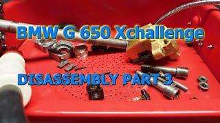 BMW G 650 Xchallenge Restoration Part 3 The Disassembly.