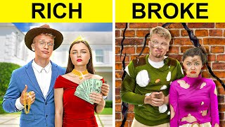 $1 DATE VS $100,000 DATE || Funny Awkward Situations! Rich VS Broke Couple By 123 GO! TRENDS