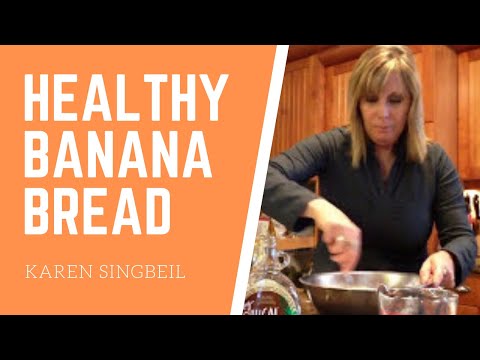 Healthy Applesauce Banana Bread - Quick & Easy make in 10 min. Healthy Applesauce Banana Bread - Quick & Easy make in 10 min.