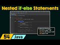 Nested if-else Statements in Java