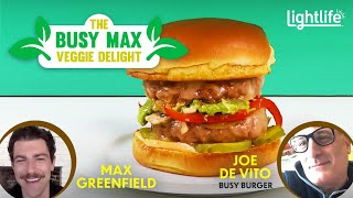 The Burger Showdown | The Busy Max Veggie Delight Ft. Max Greenfield \u0026 Busy Burger's Joe De Vito