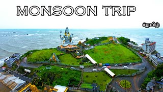 Murdeshwar in mansoon 😍| heavy rain | All day rain 😭| Ep-6 | infinitheee