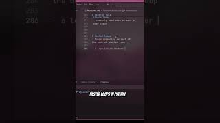 Nested loops in python #python #programming #coding #new #tutorial #loops