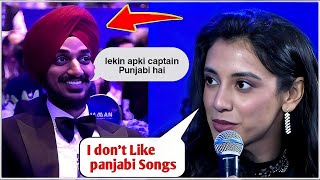 Arshdeep singh reply to samriti mandhana to loveing way! Noman award #cricket #samritimandhana