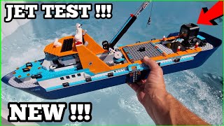 NEW LEGO BOAT FLOAT + JET TEST !!