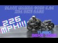 Suzuki Turbo GSXR 1000 Black Mamba goes 226 MPH in the 1/4 !!! Moore Mafia