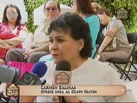 Carmen Salinas Ofrece Misa Al Chato Cejudo (HM) - YouTube