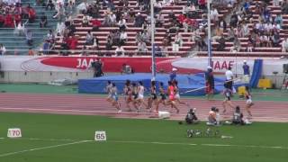 2016年日本選手権男子1500ｍ予選２組